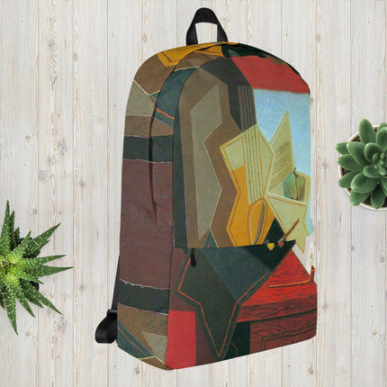 Backpack "The window of the painter by Juan Gris" by Gazuntai