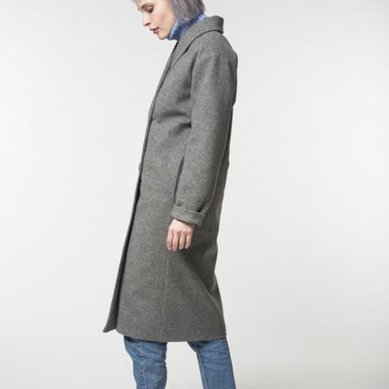 Long Gray Coat / Spring - Autumn / Women's Coat / Collection 2018 by REVALU