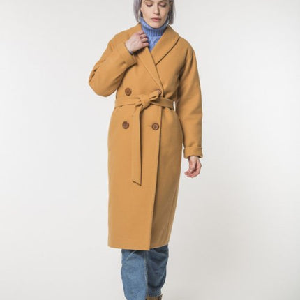 Long Camel Coat / Spring - Autumn / Women's Coat / Collection 2018 by REVALU