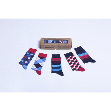 Men's 5-Pair Funky Mix Socks