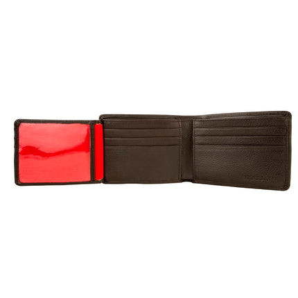 Hidesign Angle Stitch Leather Multi-Compartment Leather Wallet