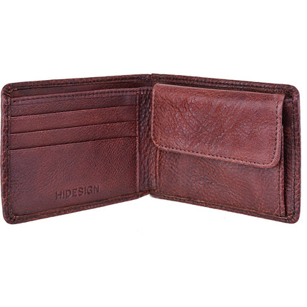 Giles Vegetable Tanned Leather Wallet with Coin Pocket