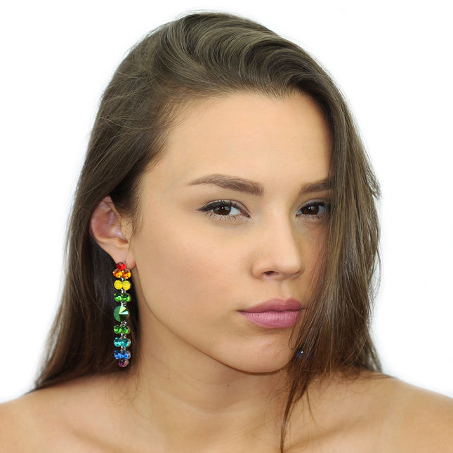 Rainbow Drop Earrings