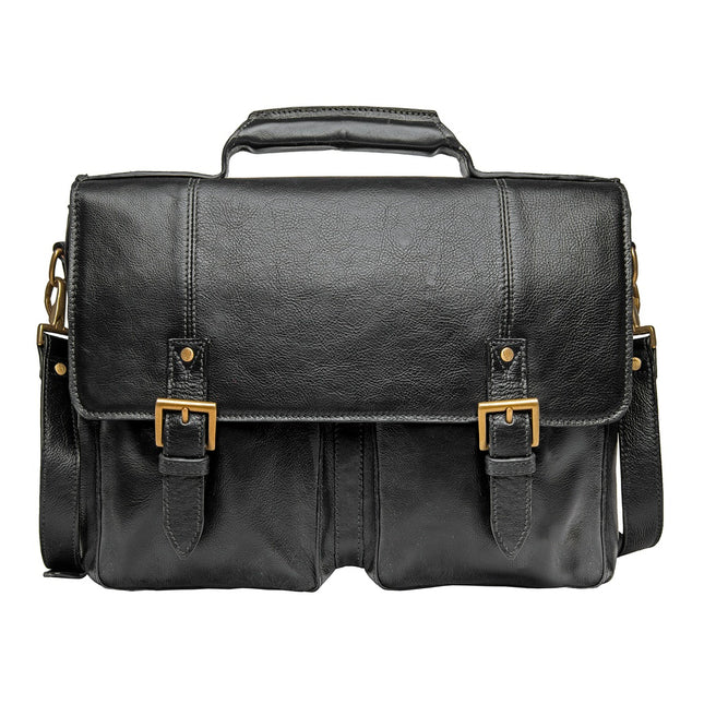 Hidesign Charles Leather 17" Laptop Compatible Briefcase Work Bag