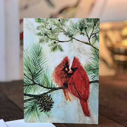 Cardinal Lovebirds : Prints