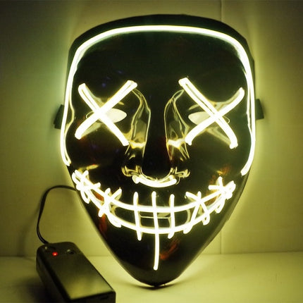 Gazuntai Halloween Mask LED is a Light Up Funny Masks.